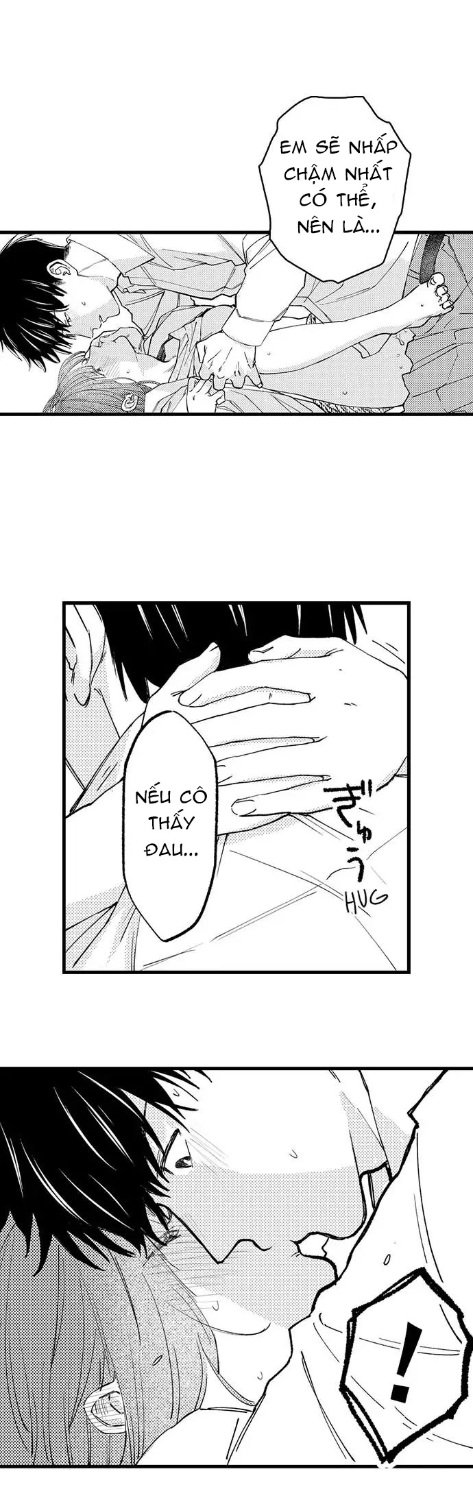 tháng 4, ngăn cách được xóa bỏ, em đã trở thành người lớn để có thể ôm cô (full) chapter 9.1 10