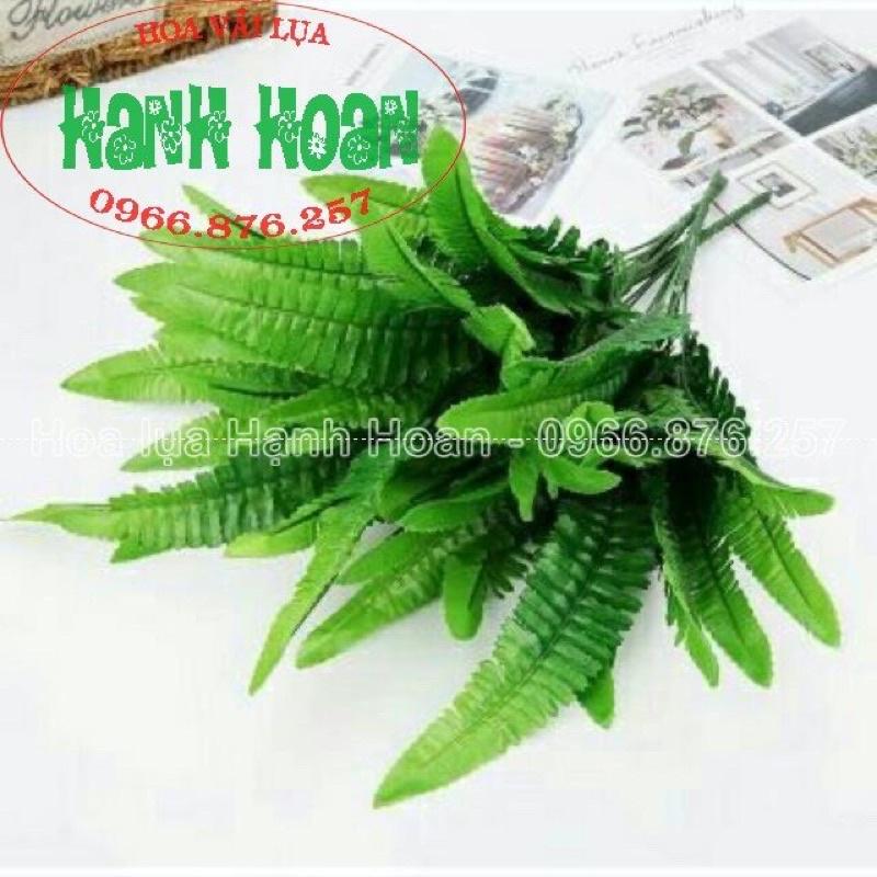 Cây dương xỉ vải 7 nhánh sẵn đủ màu - Cây lá trang trí