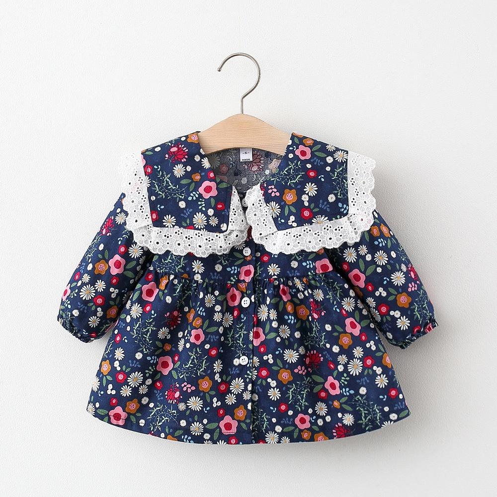 VN79 Size70-100 Đầm bé gái 1 tuổi đến 3 tuổi Thời trang trẻ Em hàng quảng châu