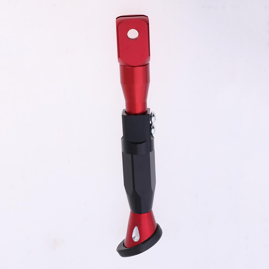 CNC Side Foot Peg Foot Peg Mount Rest Kickstand For Motorcycle Dirt Bike Red ,Black