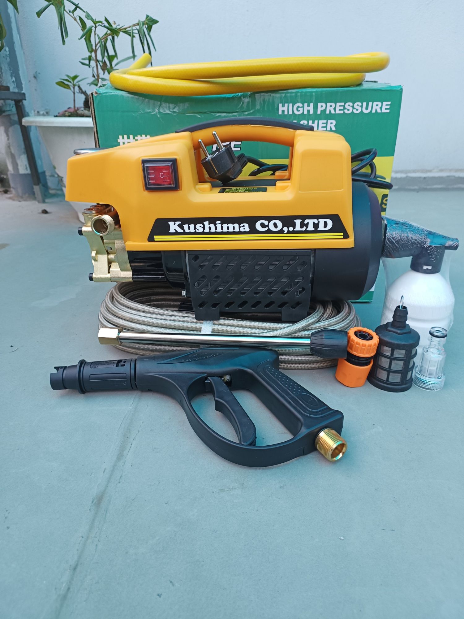 Máy Rửa Xe Hd350A Công Suất 3500W Chính Hãn.g - Bh 12Th - Máy Honda