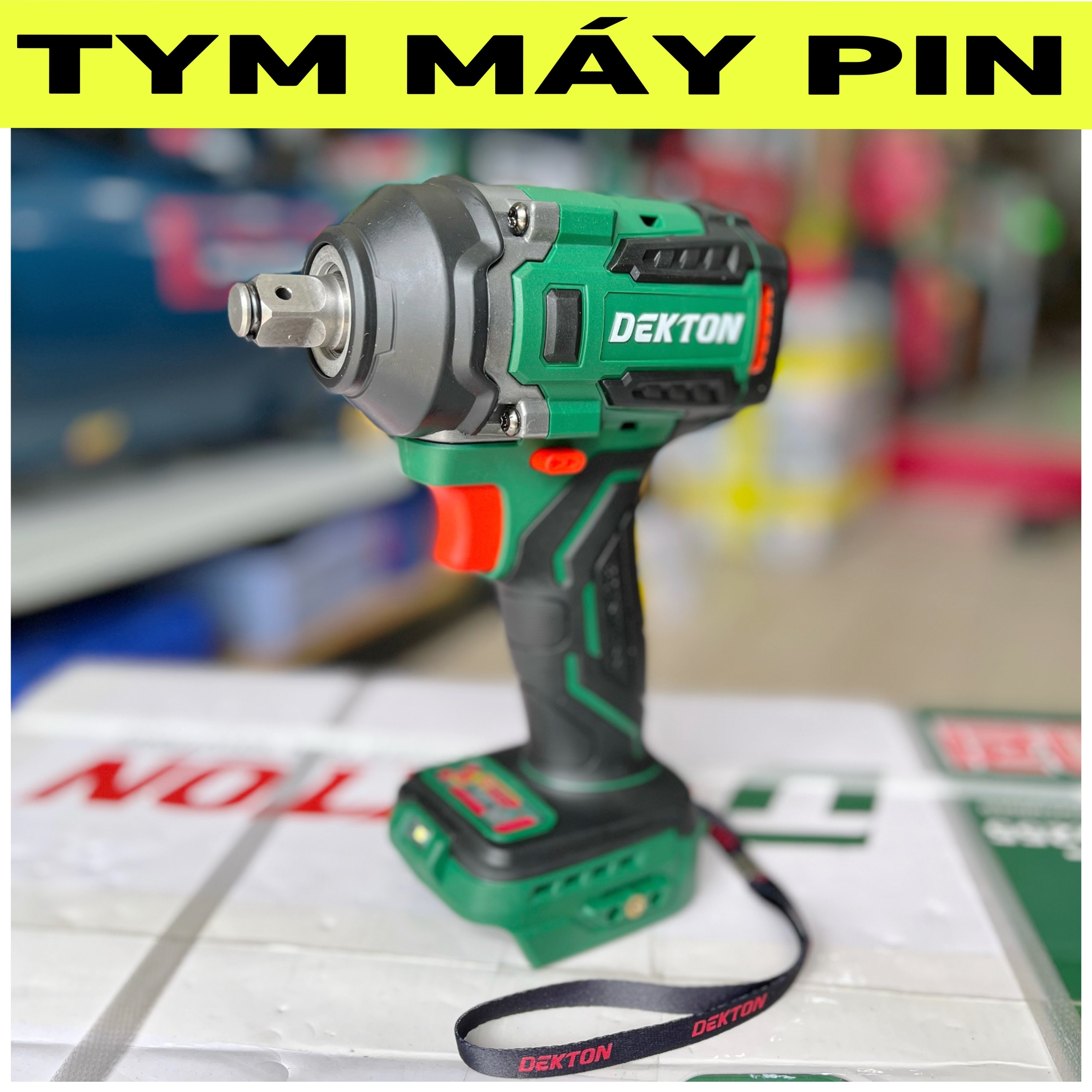 Thân Máy Siết Bulong Pin Dekton M21-IW550PRO chân pin phổ thông – TYM MÁY PIN