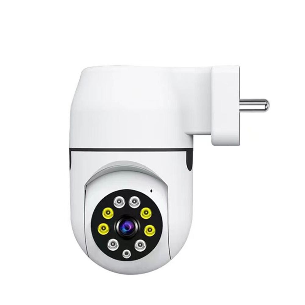 1080P Smart WiFi Camera Wireless Monitor Camera with Plug 360°View Night Vision Two-Way Talk Motion Detection Alarm Reminder Wireless Camera for Home Office Outdoor Indoor