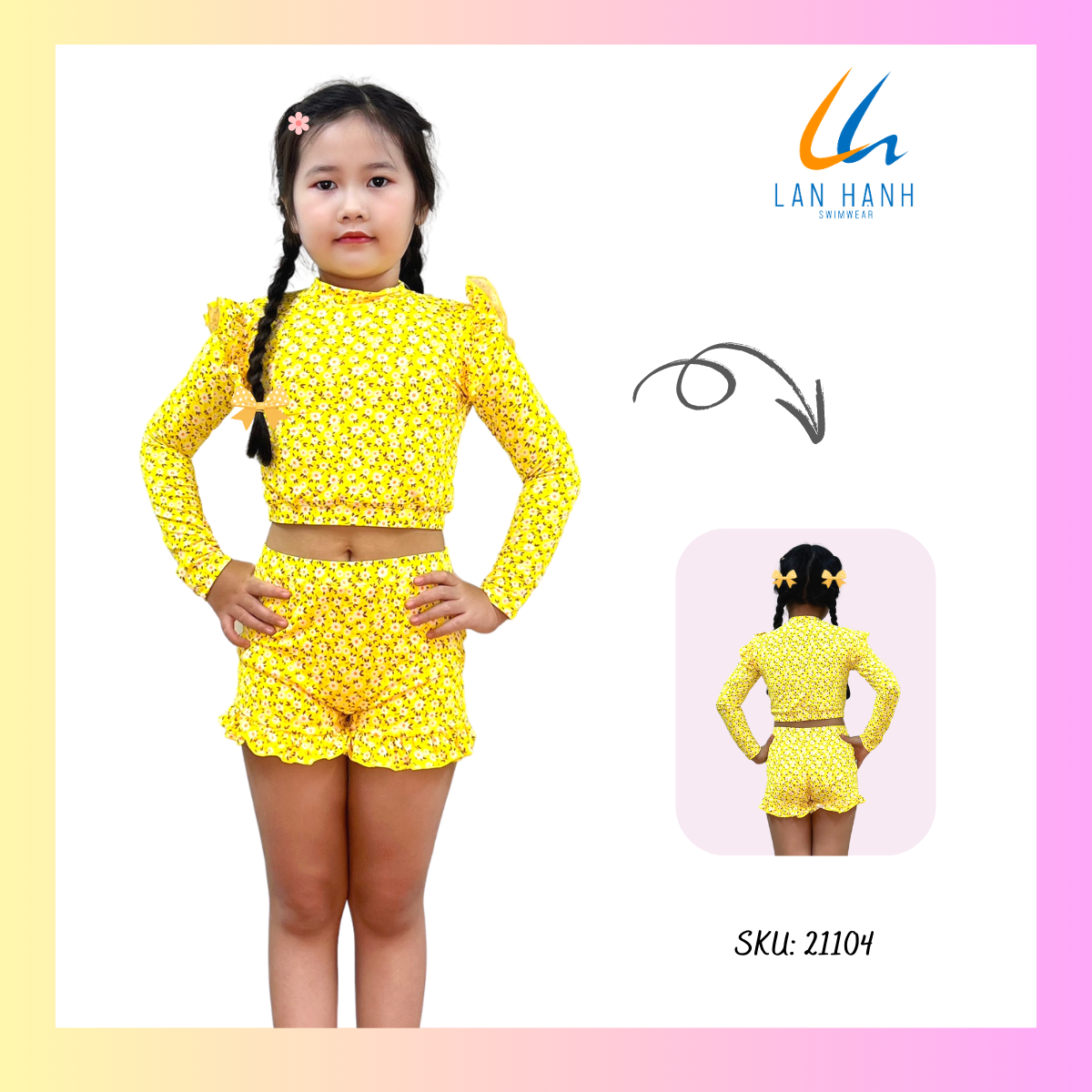 Bộ Bơi BG Hai Mảnh Short 21104/2104L