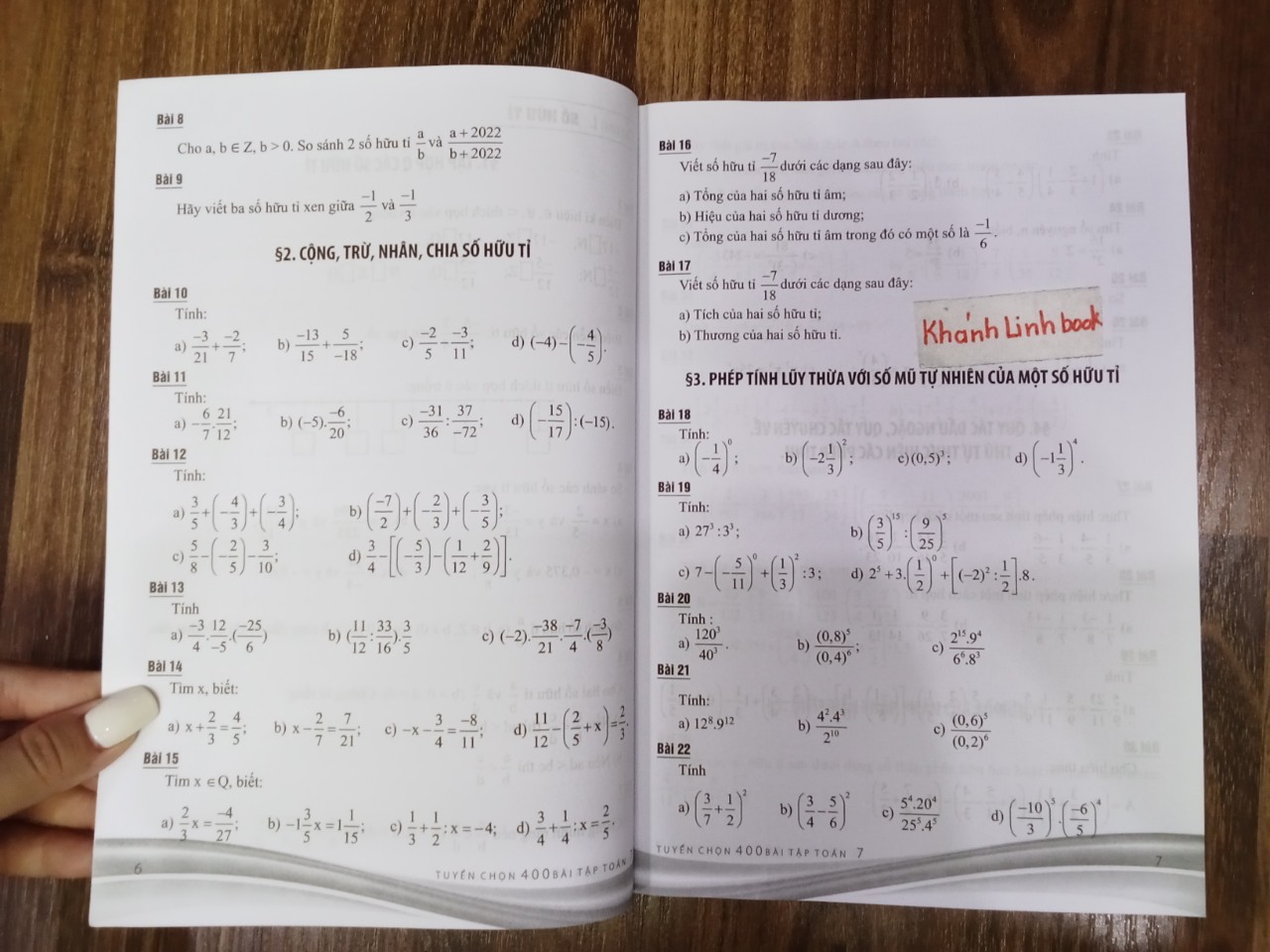 Sách - Tuyển chọn 400 bài tập Toán 7