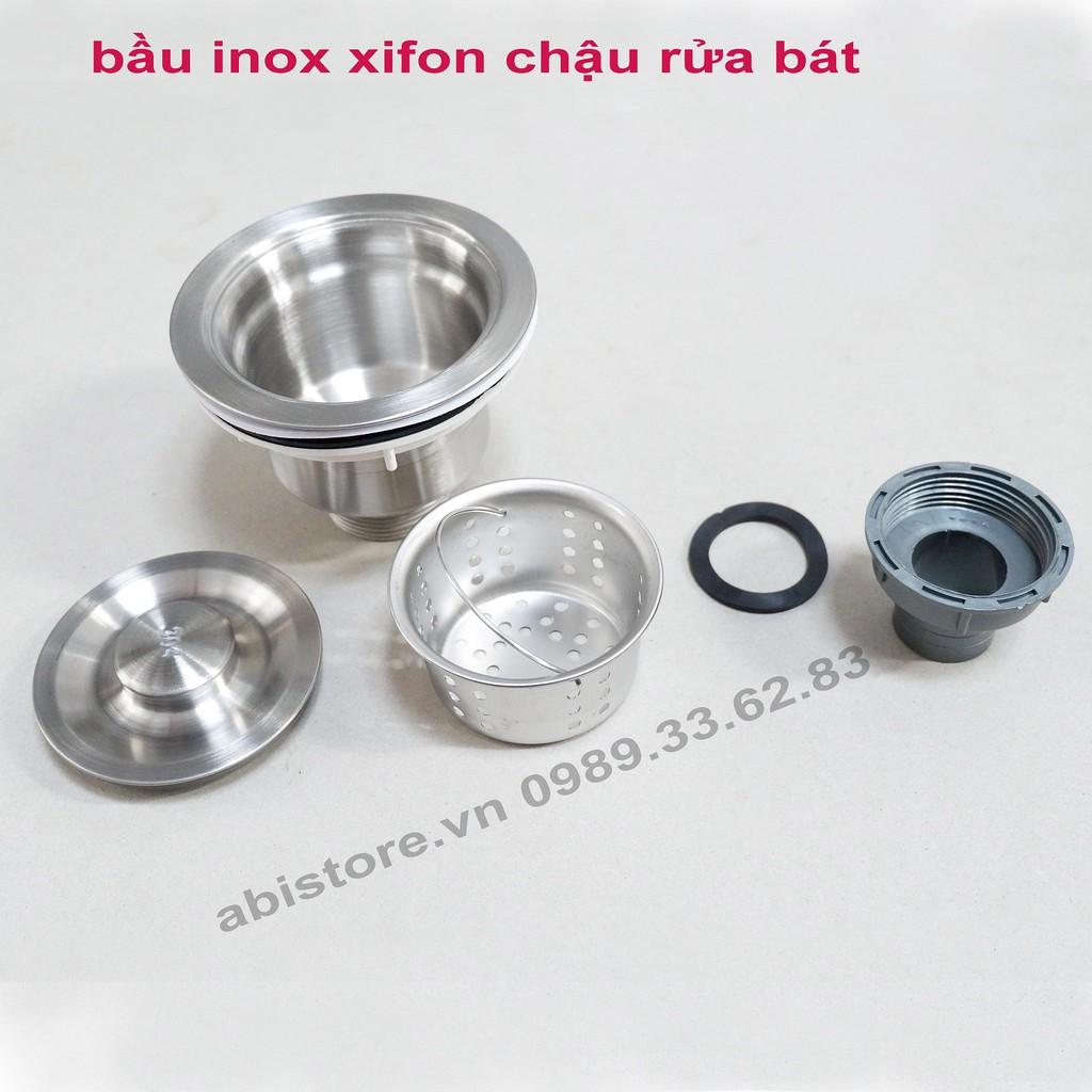 BẦU XẢ CHẬU RỬA CHÉN INOX 304 CAO CẤP GIÁ RẺ HÀ NỘI