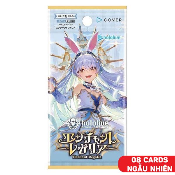 Bộ Thẻ Sưu Tập Nhân Vật Hololive Booster Vol.05 - Enchant Regali - Hololive hBP05 (8 Cards Ngẫu Nhiên/Túi)