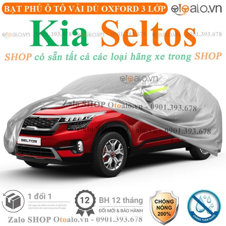 Hình ảnh Bạt che phủ xe ô tô Kia Seltos 3 lớp cao cấp