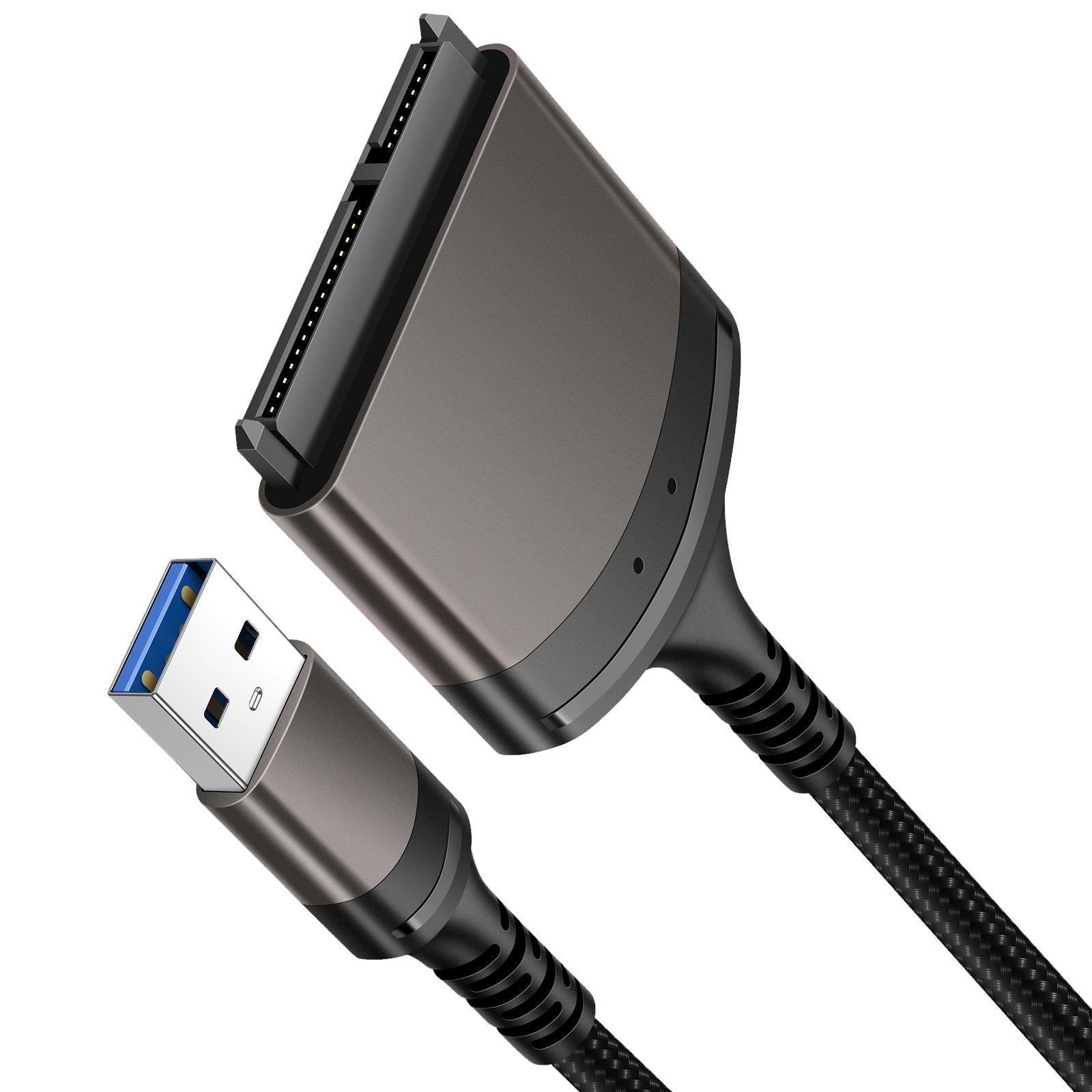 Universal USB 3.0 to Serial ATA Adapter 2.5" High Power Adapter Data Converter Quick Connection Easy to Use for PC / ROM