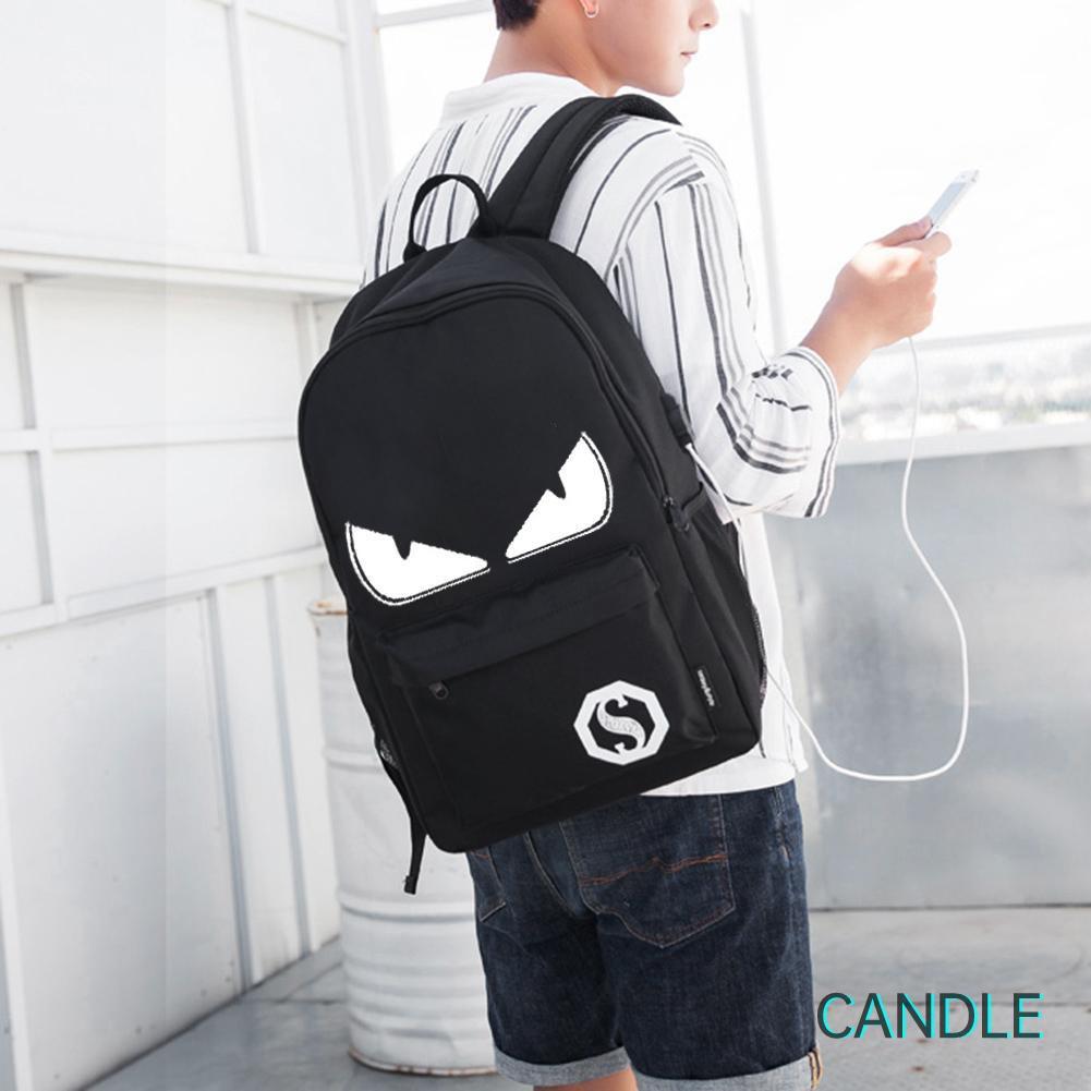Balo Du Lịch Sức Chứa Lớn Họa Tiết Hoạt Hình Phát Quang Unisex