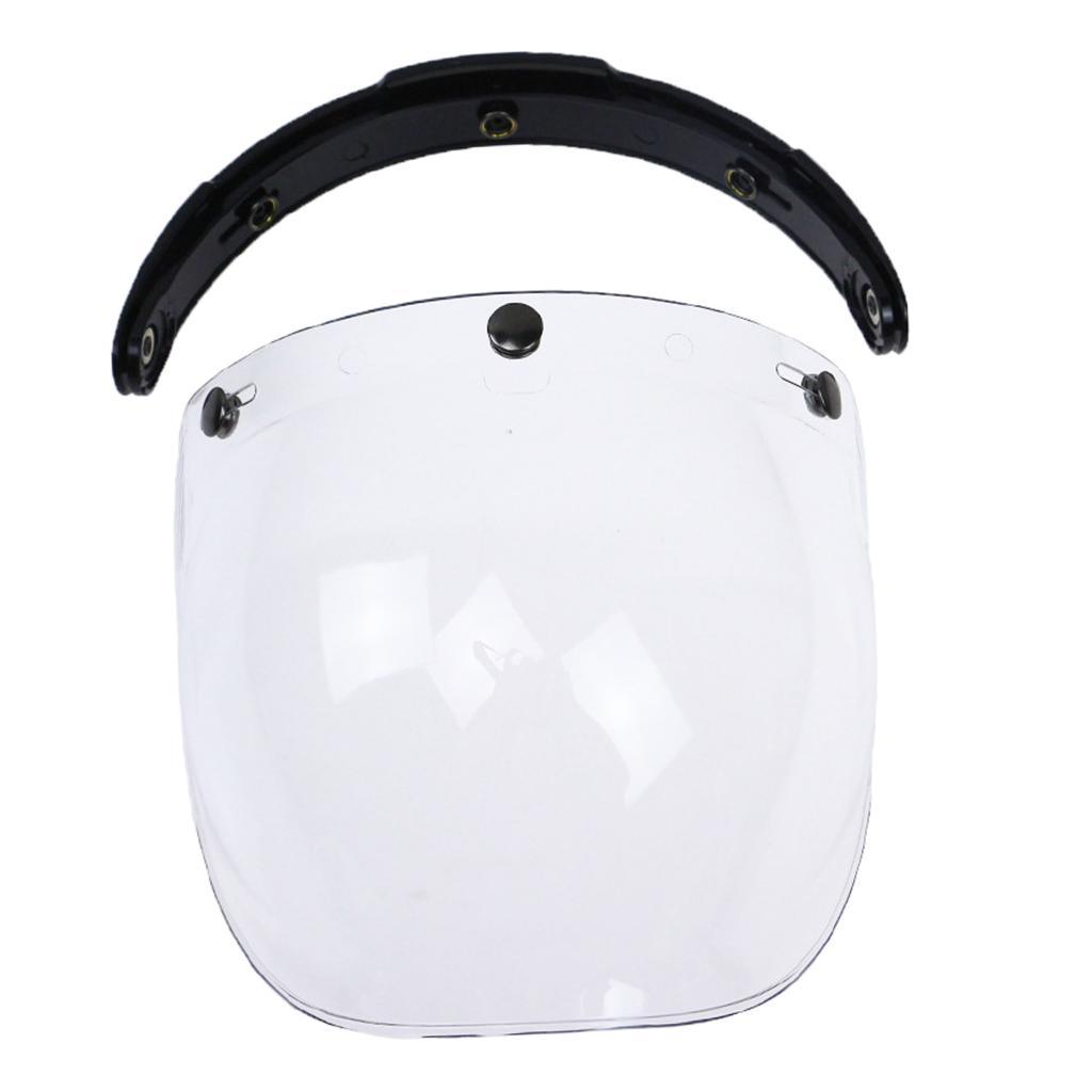 3x Visor Motorcycle Bubble Visor PC Lens