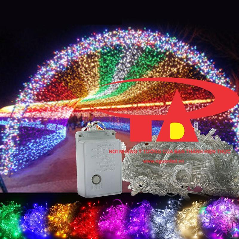 Combo (100 Dây Đèn Led Chớp 5m, Loại Tốt, Trang Trí Noel