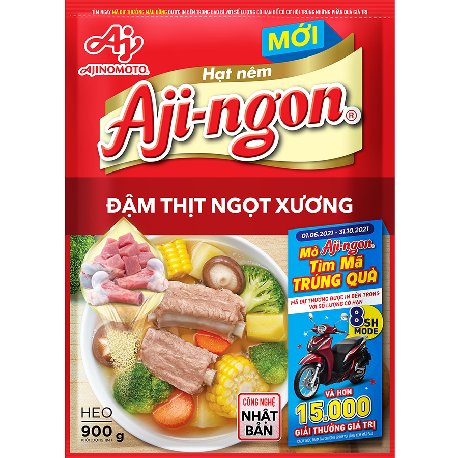 Hạt Nêm Aji-ngon Heo 900g