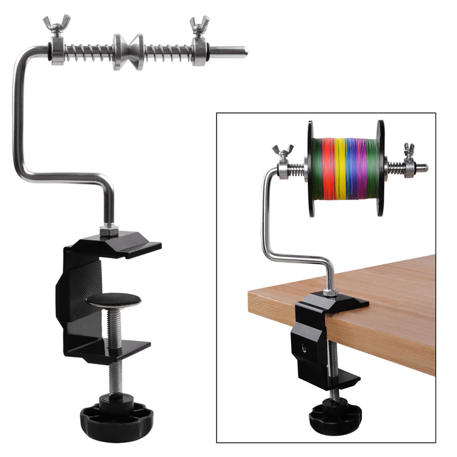 Fishing Reel Line Spooler Winder with Clamp Spooling Station Aluminum Alloy