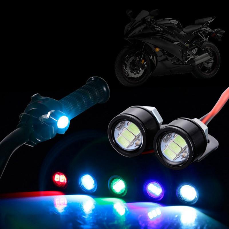 Bộ 2 đèn LED gắn gương chiếu hậu cho xe máy