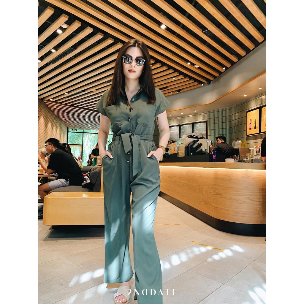 Jumpsuit nữ kiểu đũi xước 2NDDATE JS001MG