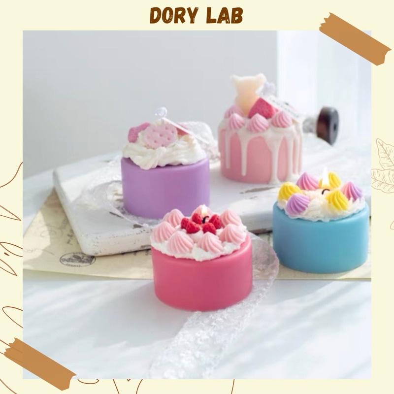 Nến Thơm Bánh Kem Trái Cây Màu Sắc Full Topping - Dory Lab