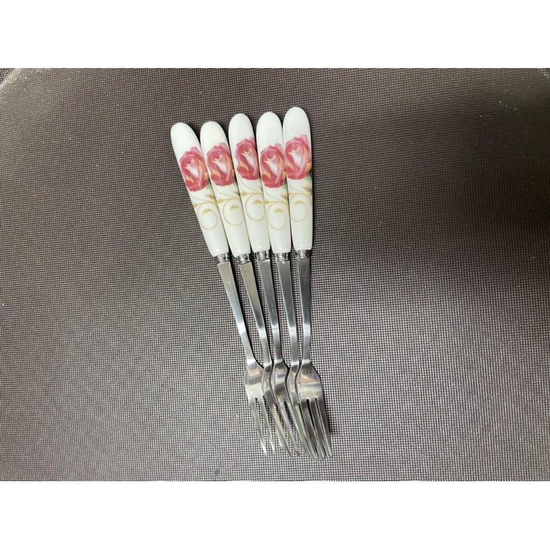 Set 10 rĩa sứ hoặc thìa sứ + lẵng giỏ sứ__