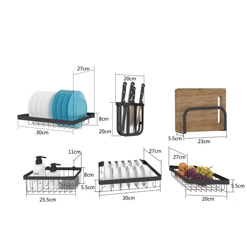 Kệ chén đa năng, giá để bát đũa tiện lợi loại 1 bồn rửa 65cm