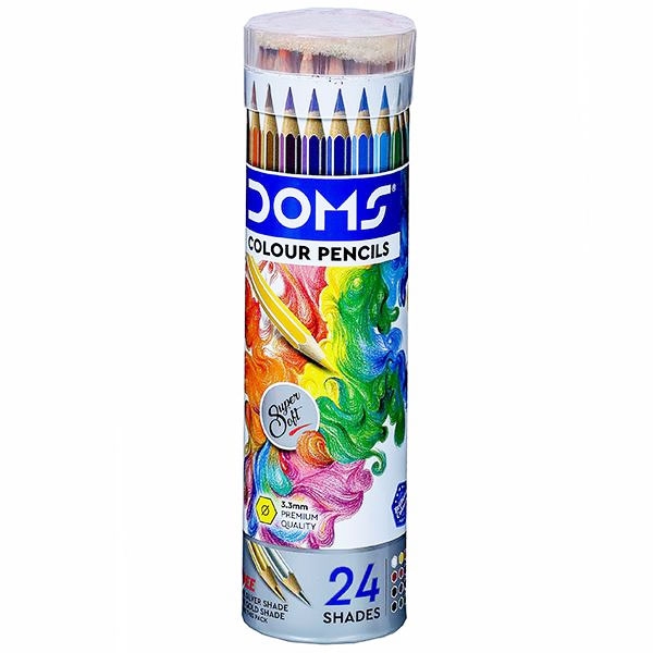 Hộp 24 Bút Chì Màu DOMS 7202