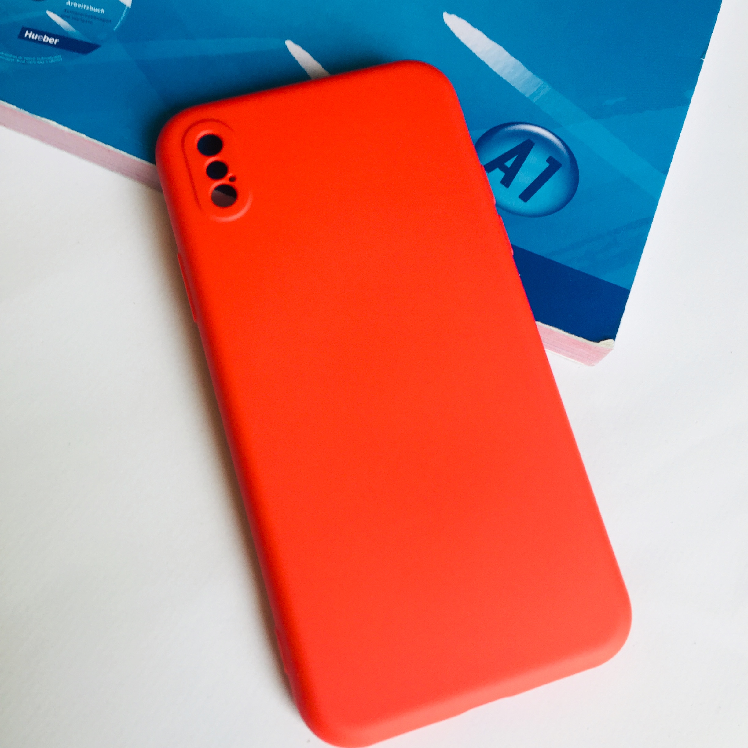 Ốp Lưng Silicone Dẻo Lót Nhung Nỉ Chống Sốc Dành Cho Điện Thoại iPhone X/XS .