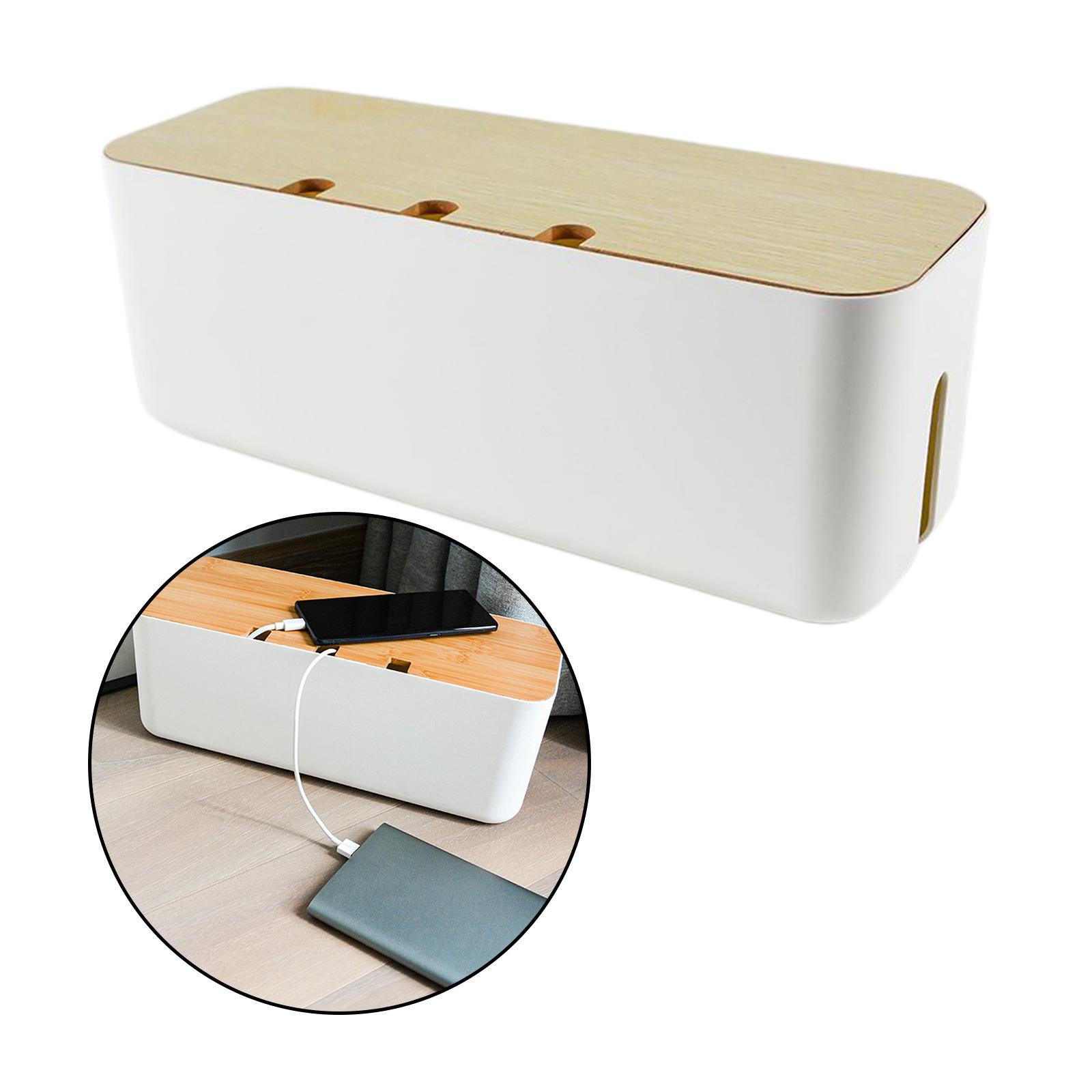 Shelf Storage Box Cable Management Organizer Cable Bracket for Office