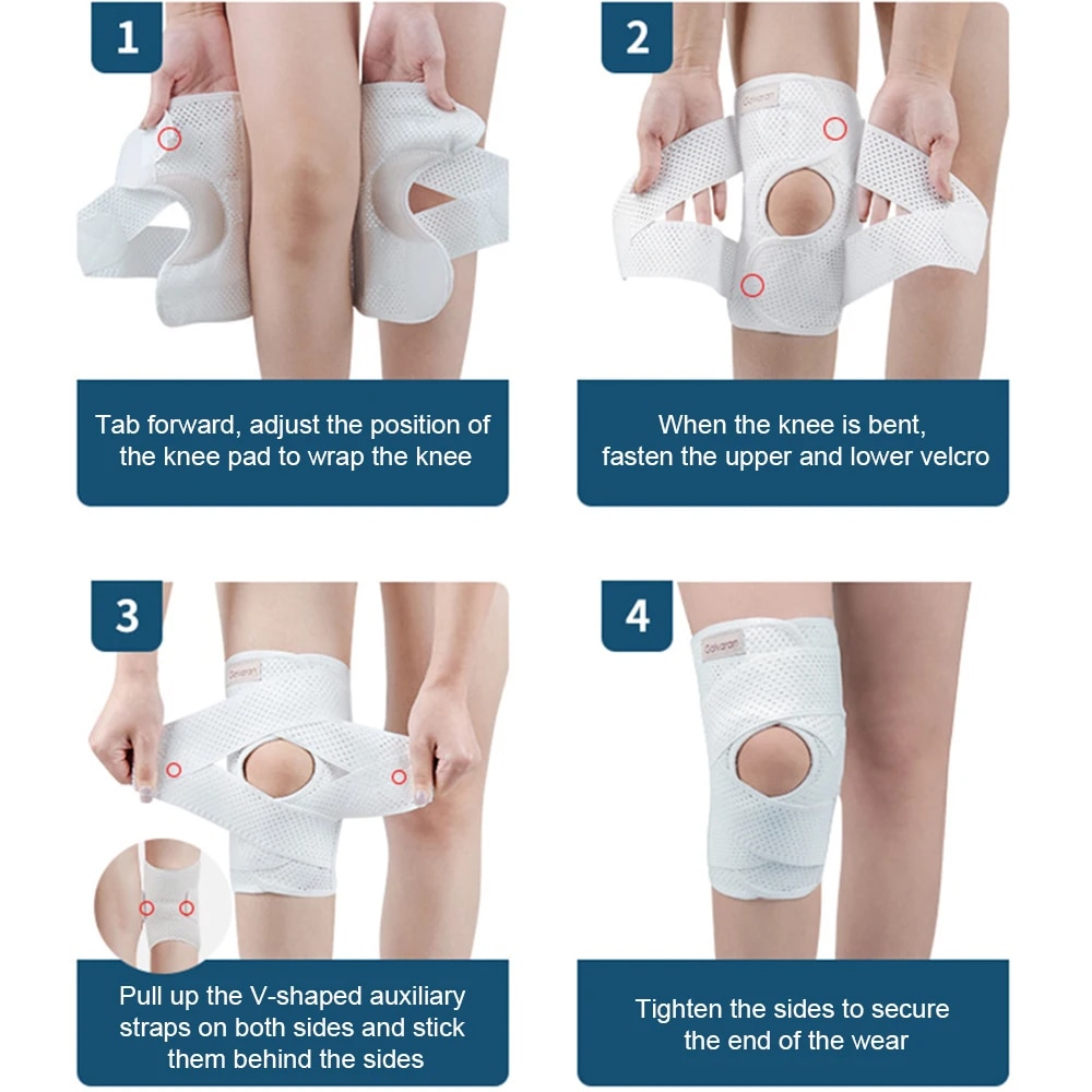 Đai thể thao bảo vệ đệm đầu gối đàn hồi điều áp Protector Fitness Gear