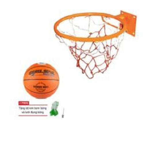 Vành bóng rổ 30cm+quả bóng rổ size 3