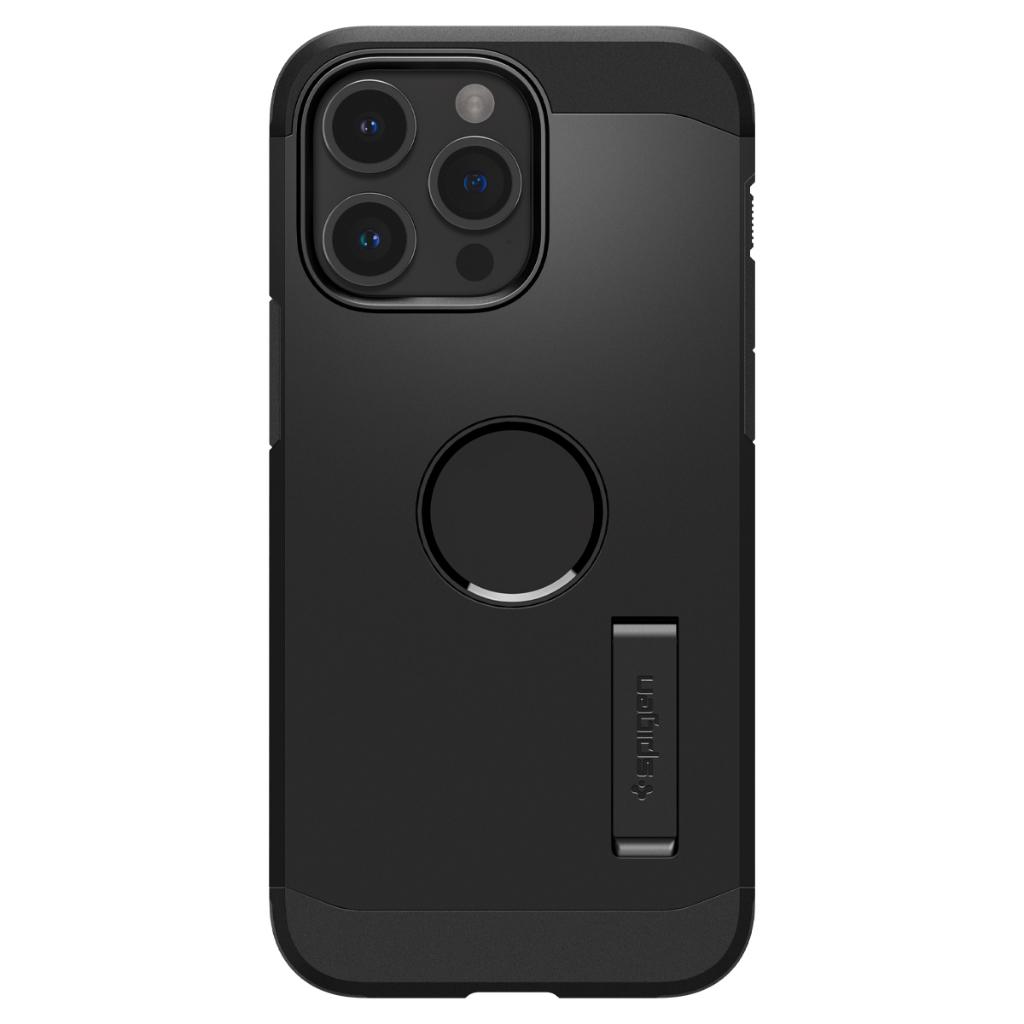 Ốp lưng cho iPhone 15 Pro Max Spigen Tough Armor Magfit tương thích sạc không dây - Hàng chính hãng