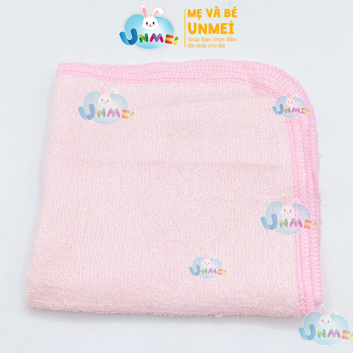 Hộp 8 Khăn Sữa UNMEI Cho Bé, Dòng Khăn Mặt 2 Lớp Cao Cấp Dùng Cho Bé Sơ Sinh Kích Thước 25x25cm