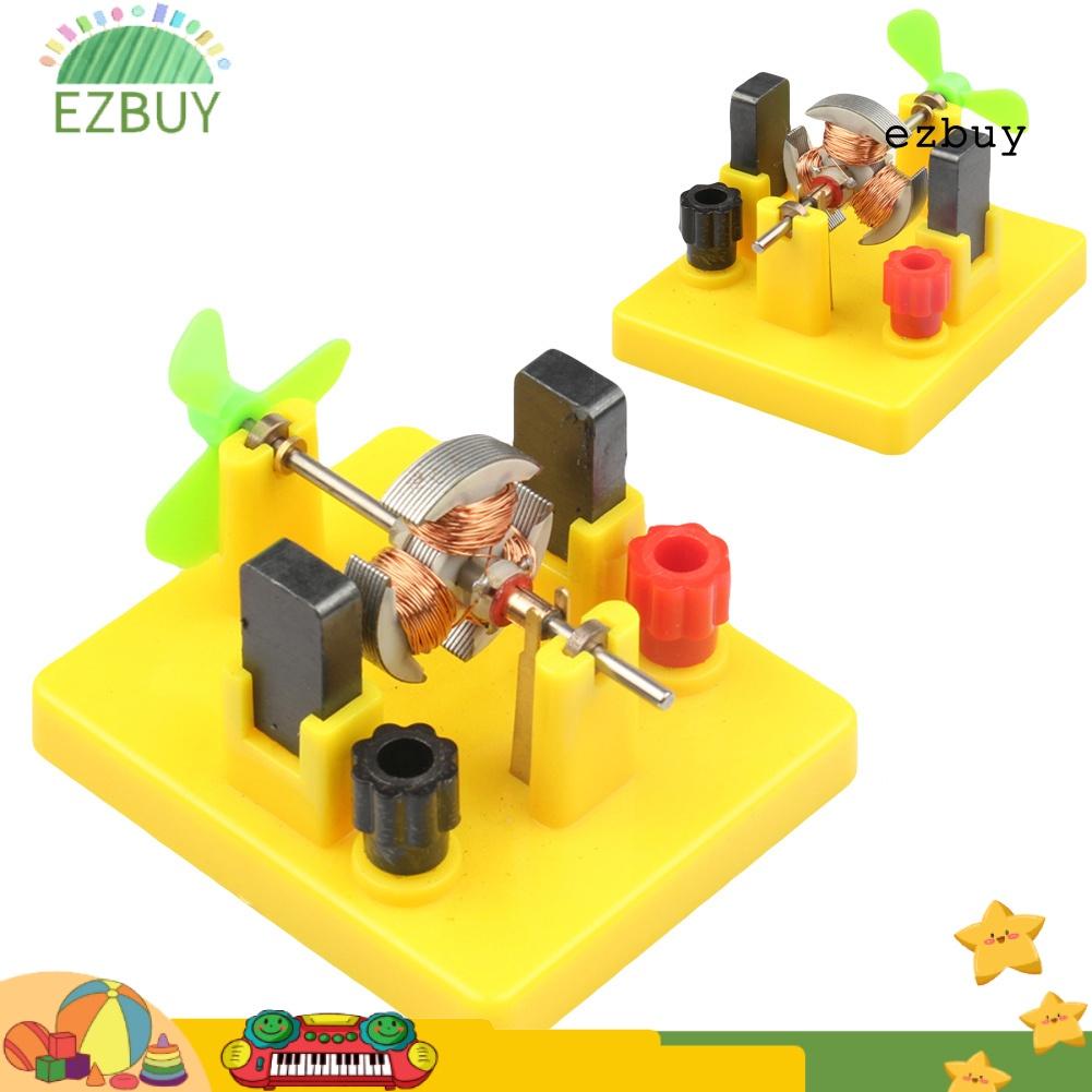 EY-Small Direct-Current Motor Model with Fan Physical Circuit Experiment Kids Toy