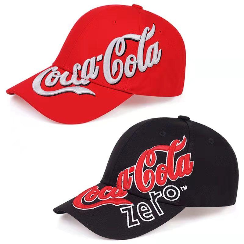 Mũ Lưỡi Trai Chất Liệu Cotton Thêu Chữ Coca Cola Độc Đáo