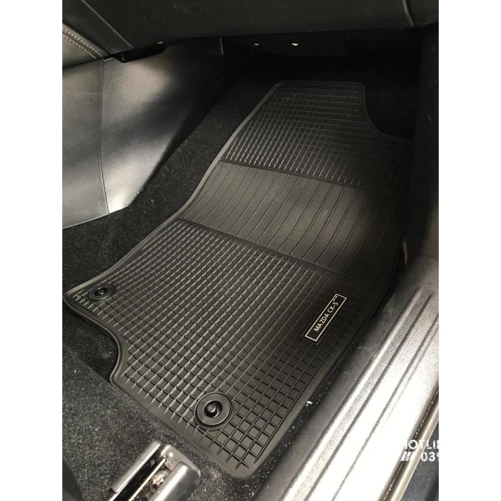 Thảm lót sàn cao su PVC xe Mazda CX5/ CX-5 2018 - 2022 cao su đúc dày, không mùi, dễ vệ sinh