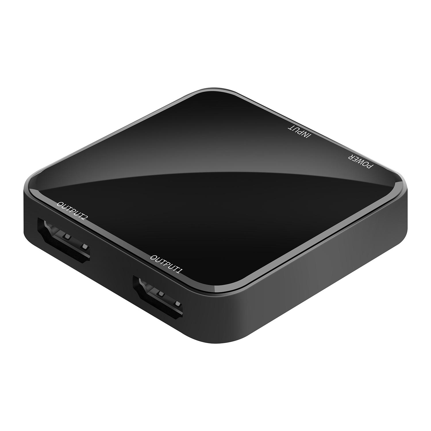 Bộ chuyển đổi âm thanh HD02 4K UHD Video Splitter 2.0 Hỗ trợ 1x2 HD Splitter HDCP 1.4 HDR