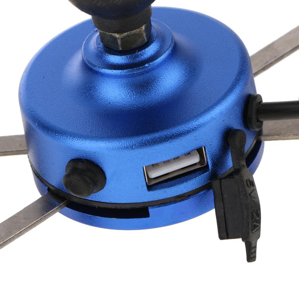 Motorcycle Cell Phone Handlebar Mount Holder USB Charger 4.7-6 Inch