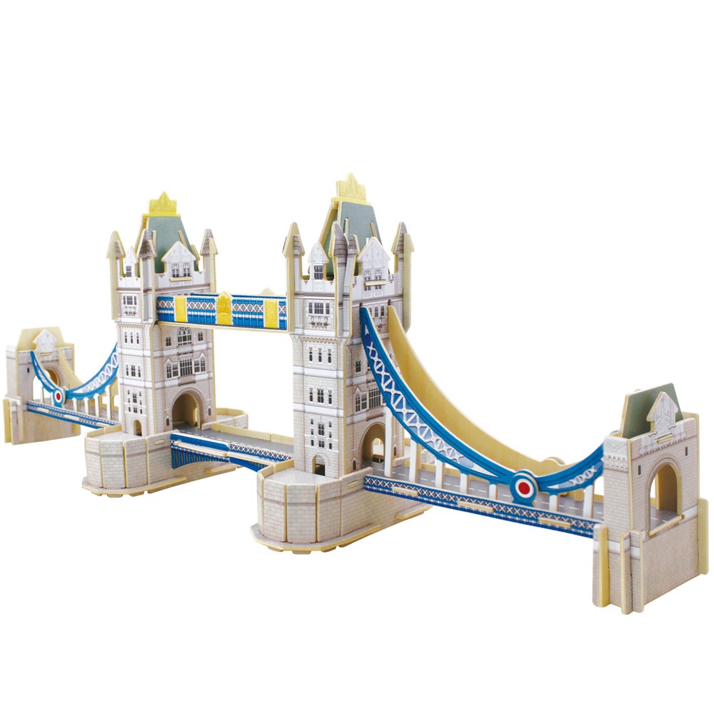 Đồ chơi lắp ráp gỗ 3D Mô hình London Bridge MJ401