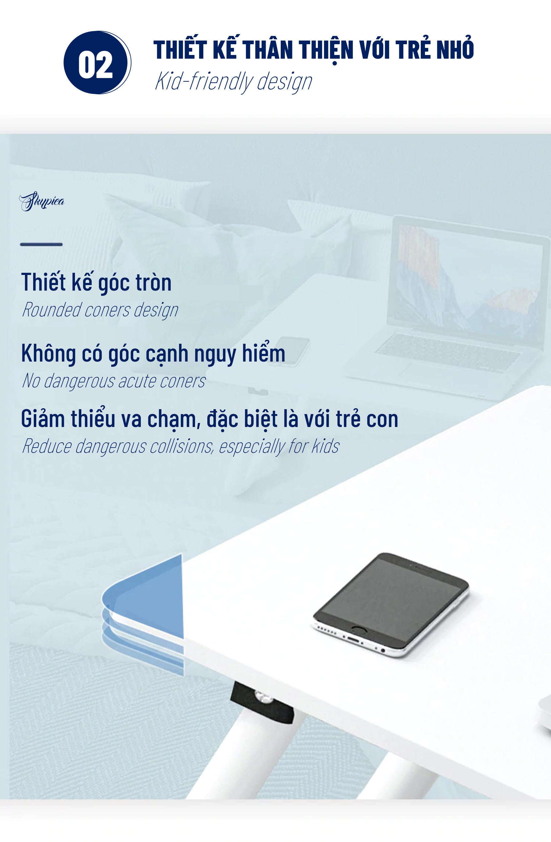 Bàn Ngồi Giường, Bàn Máy Tính Laptop Di Động, Bàn Làm Việc Có Bánh Xe, Điều Chỉnh Chiều Cao Tùy Ý, Bàn làm việc học tập đa năng hiện đại tiện ích - bàn có giá sách - thuận lợi di chuyển, chất liệu gỗ ép, khung sắt chắc chắn, có bánh xe di chuyển