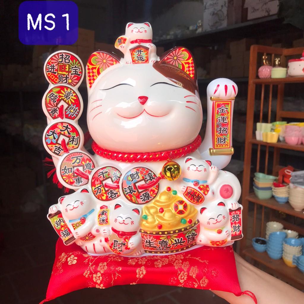 Mèo Thần Tài, Mèo May Mắn, Hút Tài Tộc đem lại may mắn tiền tài (Maneki Neko)