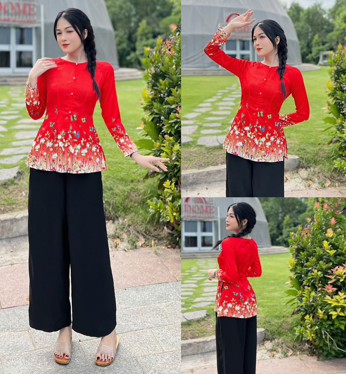 [HCM] Set bộ bà ba in 3D siêu dễ thương SET01- Lady Fashion -Khánh Linh Style