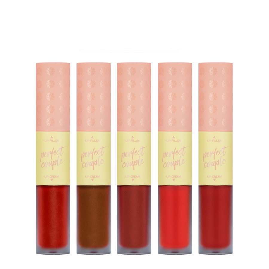 Combo 5 son kem lì phiên bản mới Lemonade Perfect Couple Lip Ver.2 (5 cây x 7.5g)