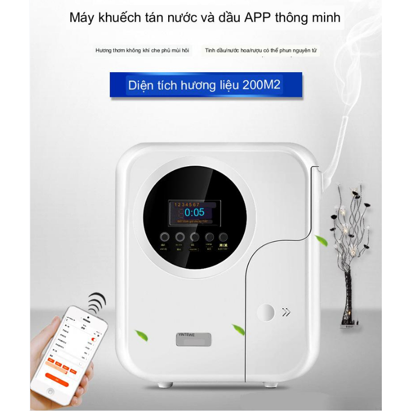 Máy Xịt Thơm Phòng Khách Sạn, Showroom SmartScent EuroTech APP 600m2