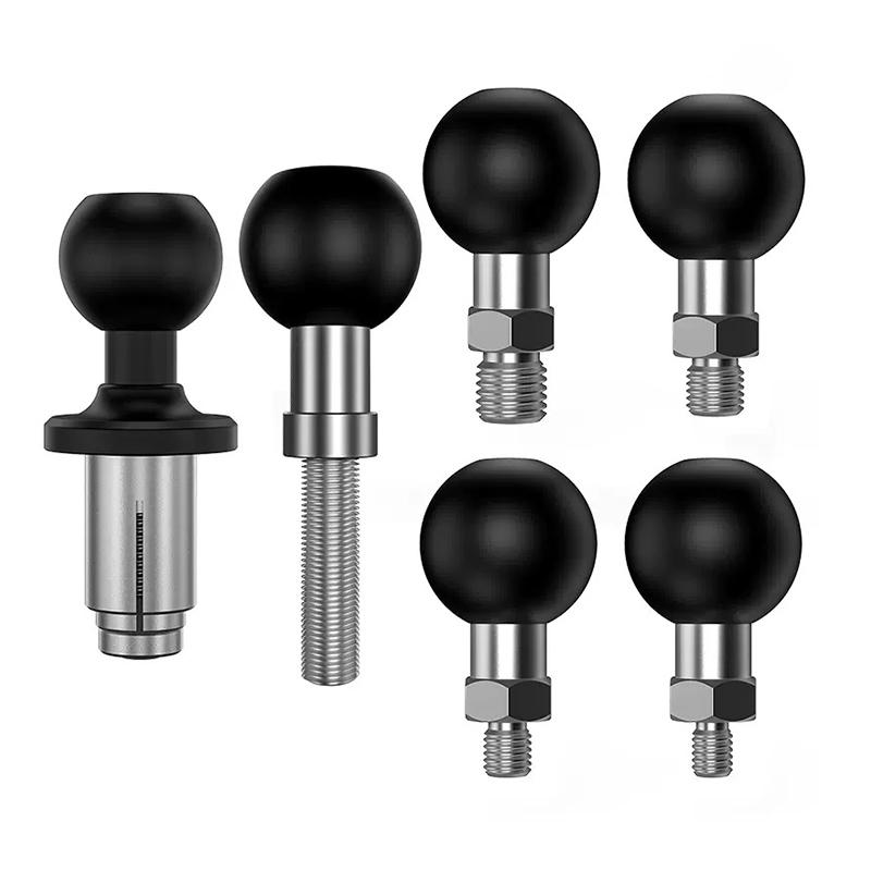 1 Inch Bóng Đầu Adapter Sang M6 M8 M10 Vít Cho GoPro Gắn GPS Xe Máy Điện Thoại Giá Đỡ Xe Insta360 x3 Phụ Kiện Máy Ảnh