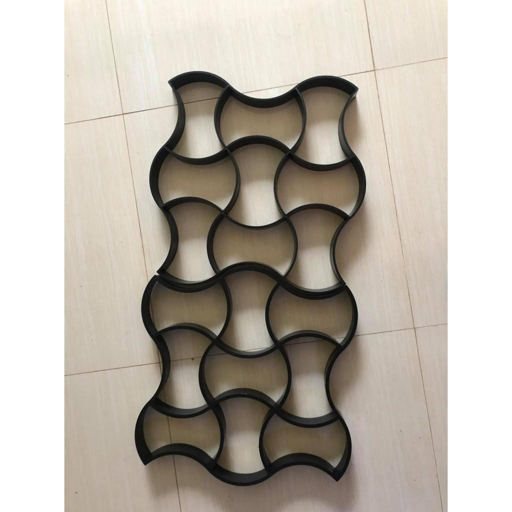 Khuôn gạch sân vườn 50x50x4.5cm, Khuôn đúc bê tông lối đi (CÓ ẢNH THẬT)