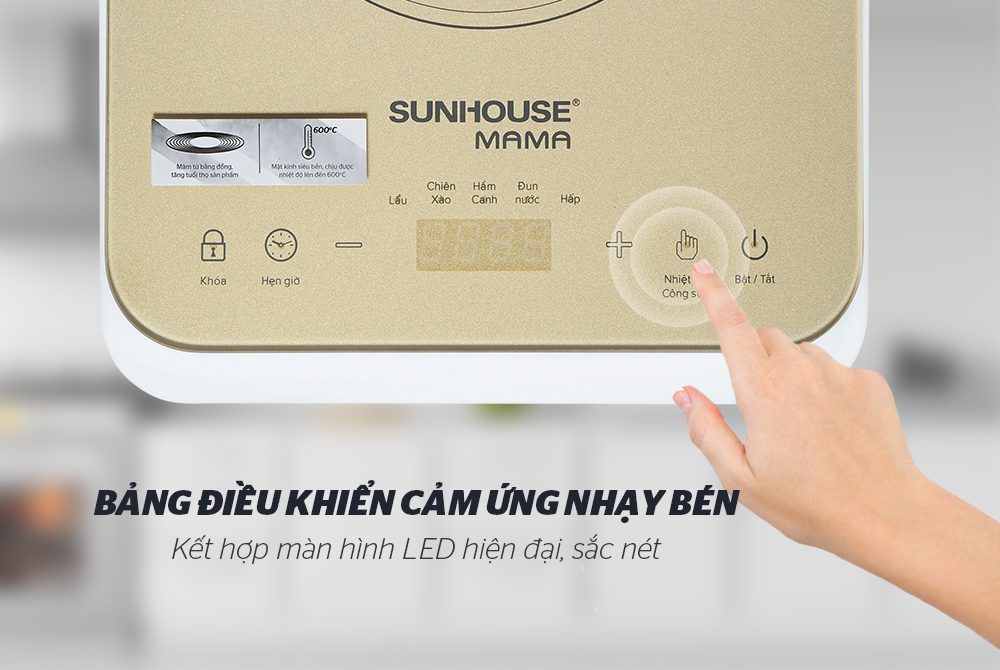 Bếp Điện Từ Cảm Ứng Sunhouse MaMa SHD6868 - Hàng chính hãng