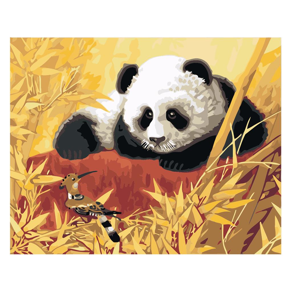 DIY Paint By Numbers Kit Canvas Painting Wall Picture Crafts