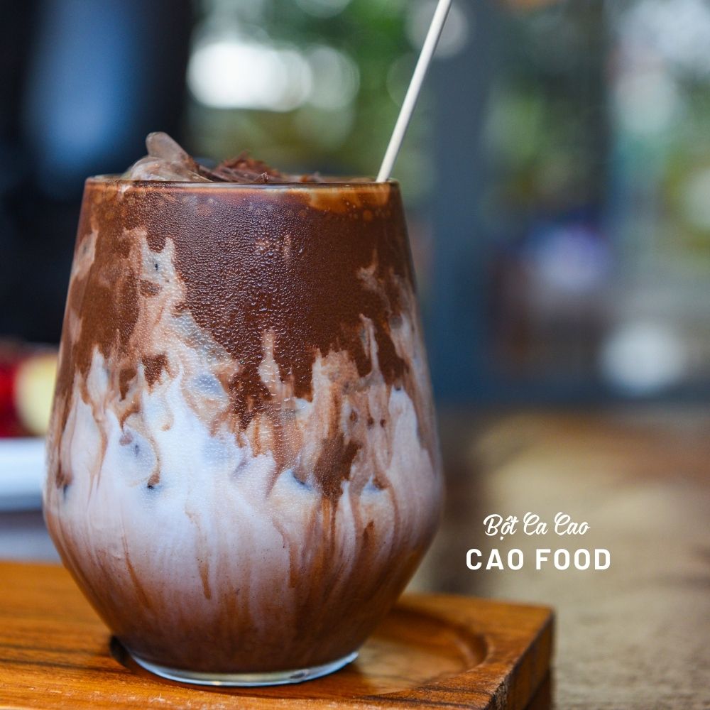 [500GR] Bột Cacao Đaklak CAO FOOD nguyên chất 100% loại đặc biệt thơm ngon