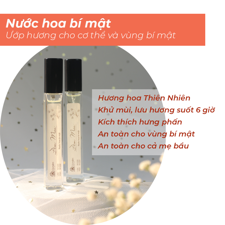 Nước hoa Vùng Kín Bí Mật An Toàn Khử Mùi Từ Thiên Nhiên Hương Thơm Quyến Rũ Dùng Được Cho Cả Body Cỏ Mềm 10ml