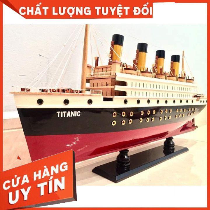 Mô Hình Tàu Thủy Dài 40cm- Tàu Titanic Huyền Thoại Gỗ Tự Nhiên 100%