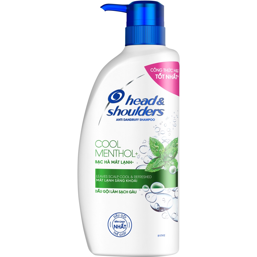 Combo 2 Dầu Gội HEAD &amp; SHOULDERS Bạc Hà Mát Rượi 625ml