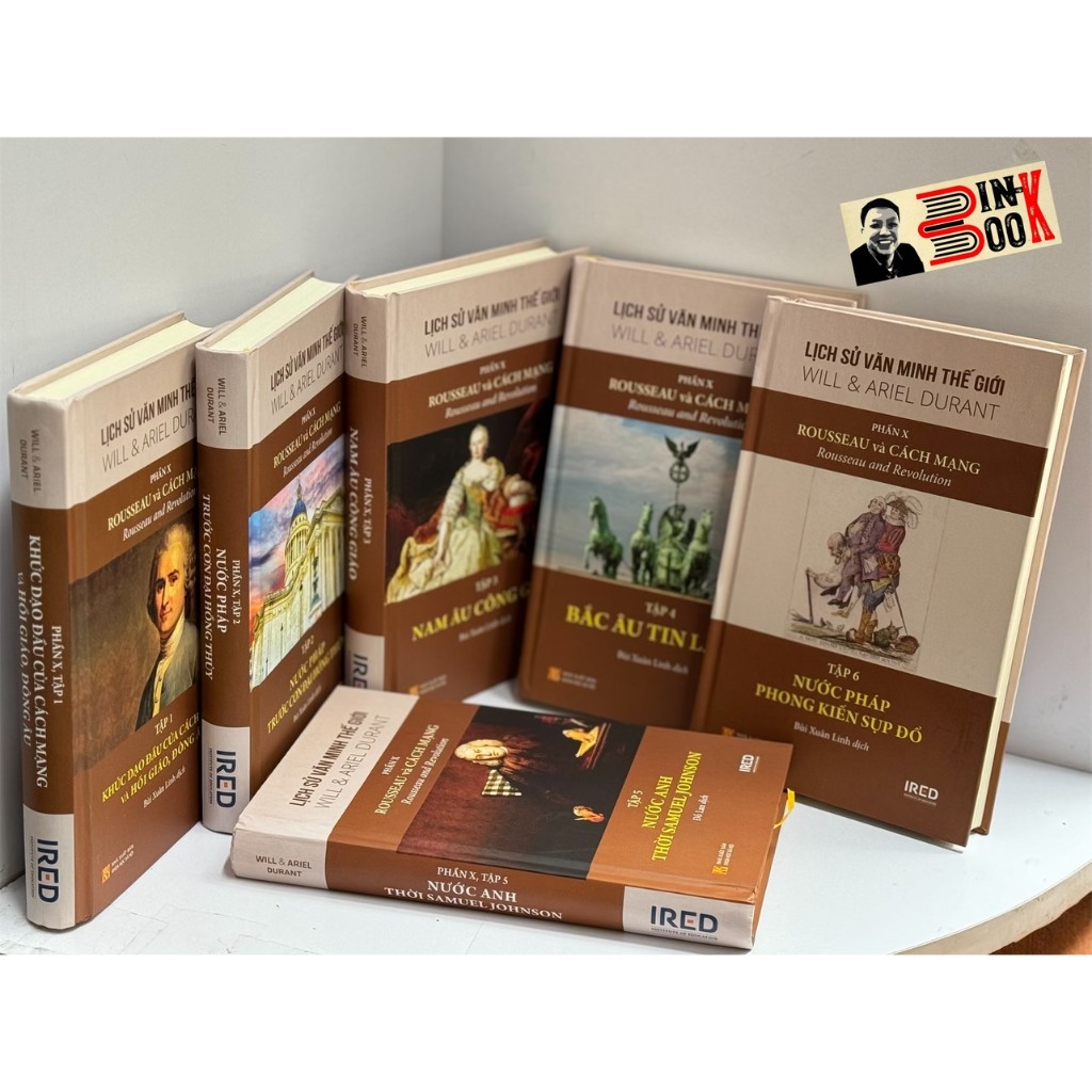 Hình ảnh Bộ sách tái bản - Lịch sử văn minh thế giới | Phần XI: Thời đại Napoléon (The Age of Napoleon) – gồm 5 tập - Will Durant